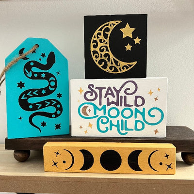 Celestial / Mystical Themed Tiered Tray DIY Kit