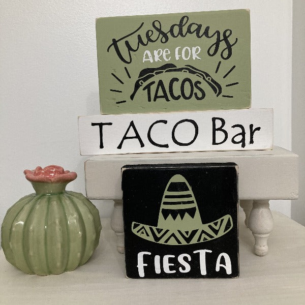 Taco Tuesday Tiered Tray DIY Kit
