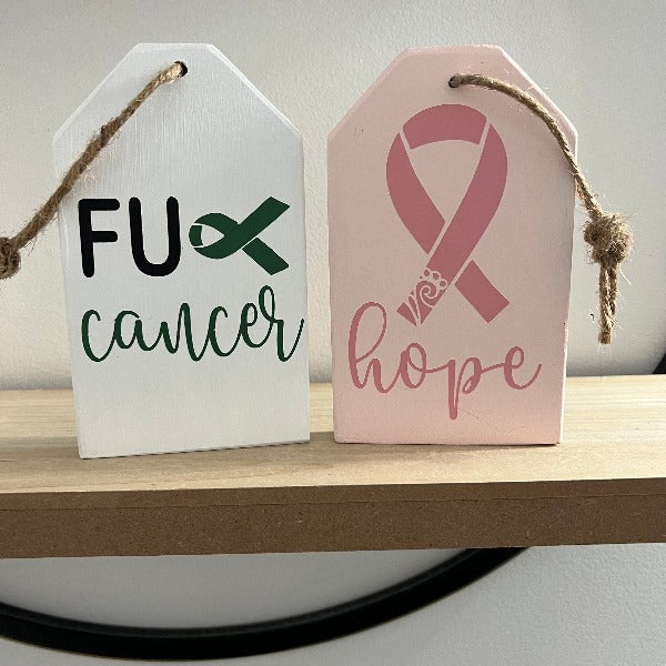 Wood Tag DIY Kit - Cancer Support