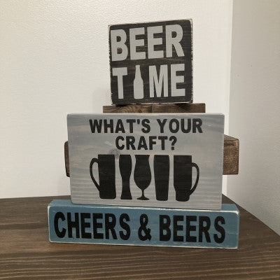 Adult Beverage Themed Tiered Tray DIY Kit