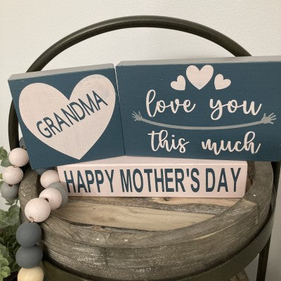 Mothers Day Themed Tiered Tray DIY Kit