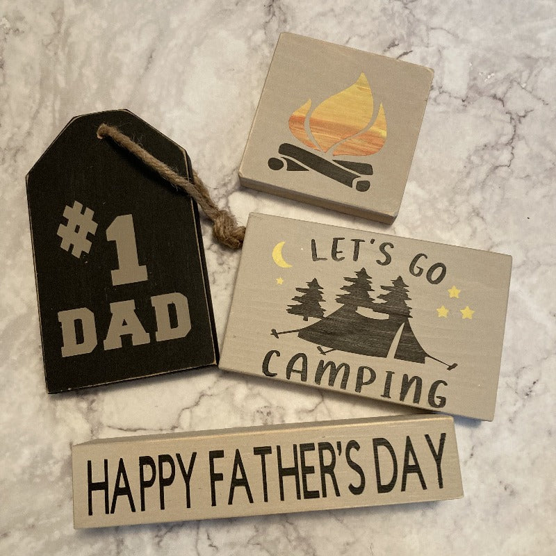 Father's Day Themed Tiered Tray DIY Kit