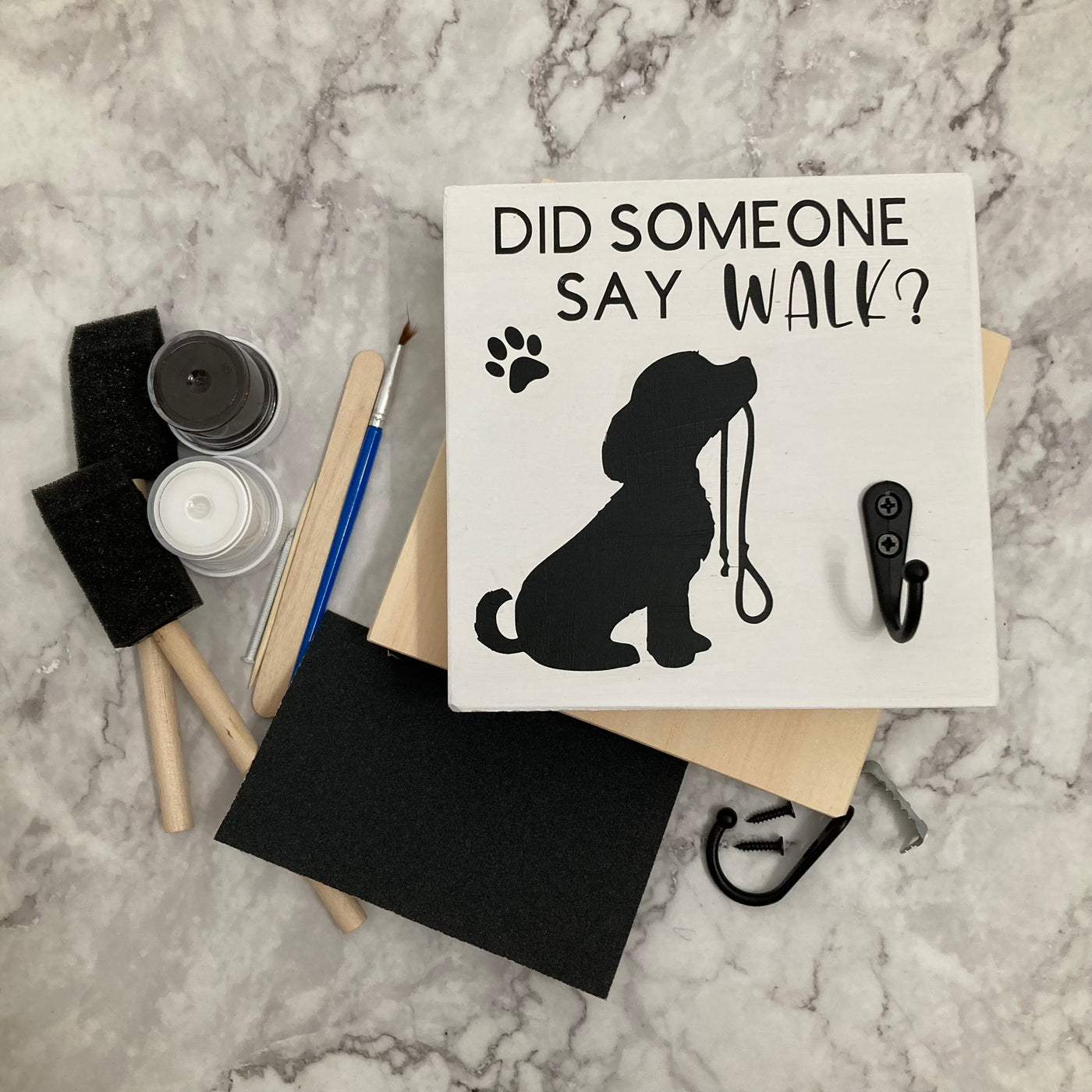 Single Dog Leash Holder DIY Kit