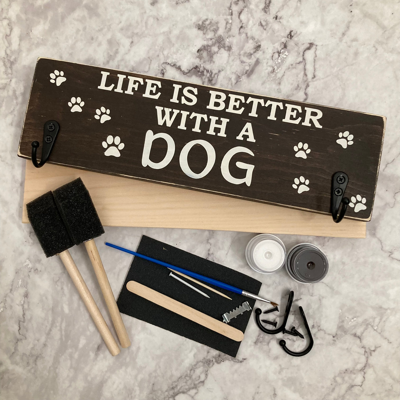 Multi Dog Leash Holder DIY Kit