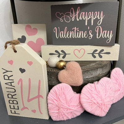 Valentines Themed Tiered Tray DIY Kit