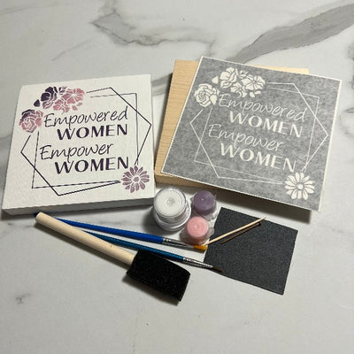 Wood Sign Square DIY Kit - Empower Women
