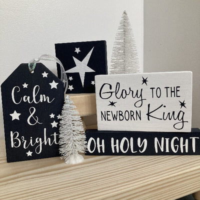 Holy Christmas Themed Tiered Tray DIY Kit