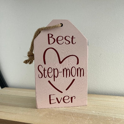 Wood Tag DIY Kit Celebrate Mom Themed