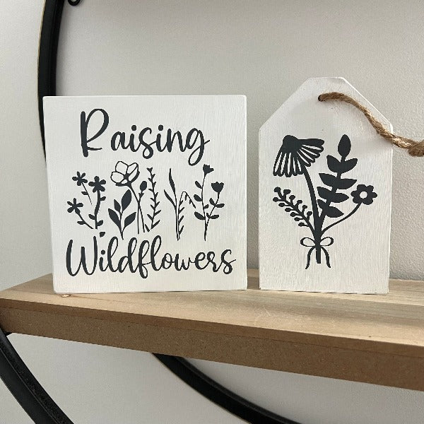 Plant Themed Wood Sign Square DIY Kit