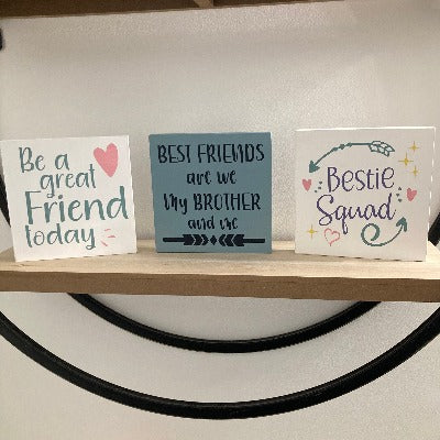 Wood Sign Square DIY Kit - Friendship - Family