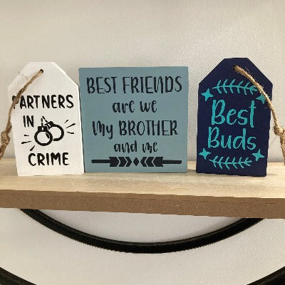 Wood Sign Square DIY Kit - Friendship - Family