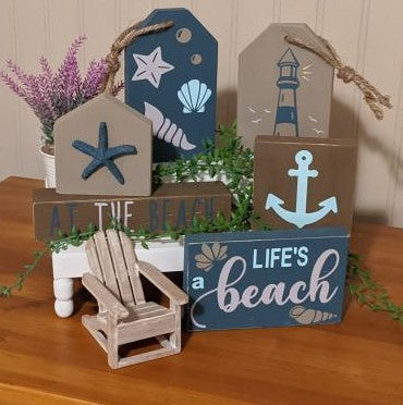 Beach Themed Tiered Tray DIY Kit