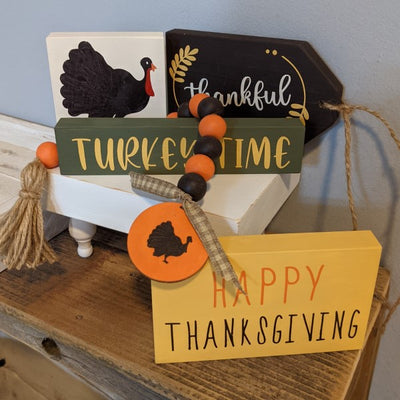 Fall / Thanksgiving Themed Tiered Tray DIY Kit