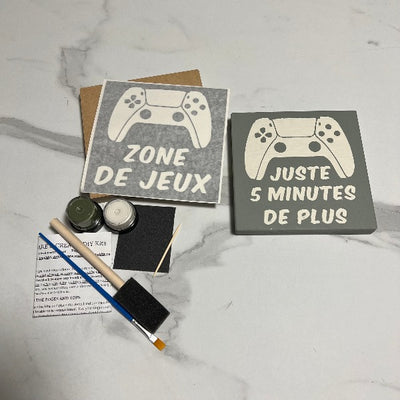 Wood Sign Square DIY Kit - French Youth