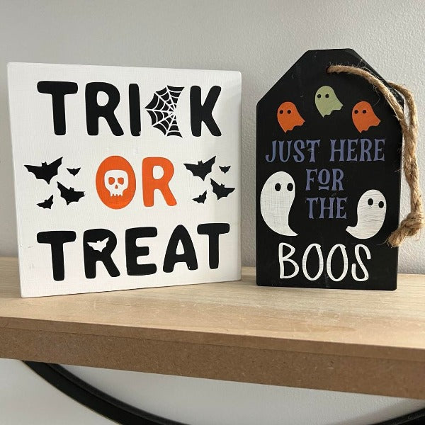 Wood Sign Square DIY Kit - Halloween Themed